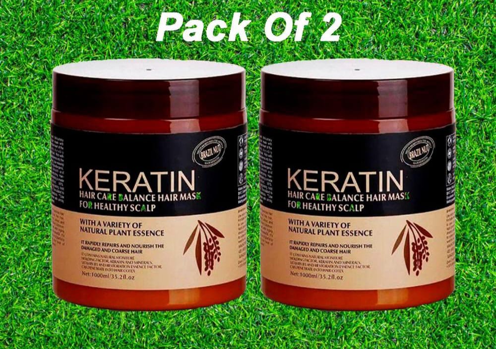 Buy 1 Get 1 Free Keratin Hair Mask (Pack 2)