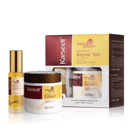 Buy 1 Get 1 Free Karseell Collagen Hair Mask +GET FREE Hair OIL SERUM
