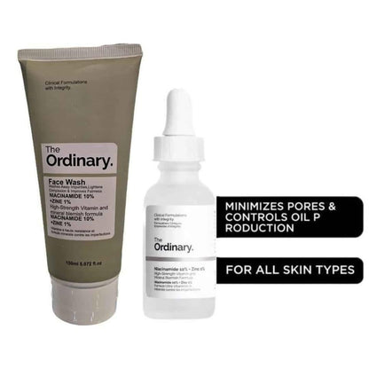 Buy 1 Get 1 Free, Ordinary Niacinamide 10% + Zinc 1% & Free Face Wash