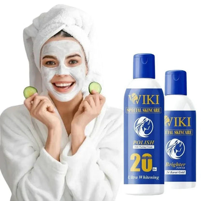 Deal Wiki Special Skin Polish & 24K Gold Brighter Powder Ultra Whitening Formula